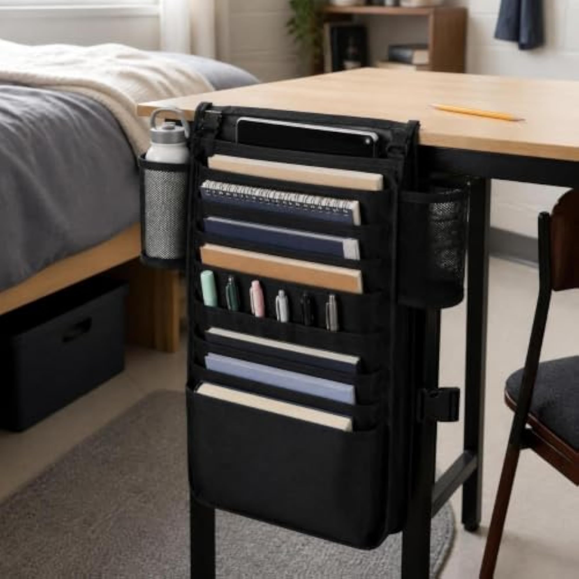 Multi-Functional Desk Side Hanging Storage Bag, Organizer