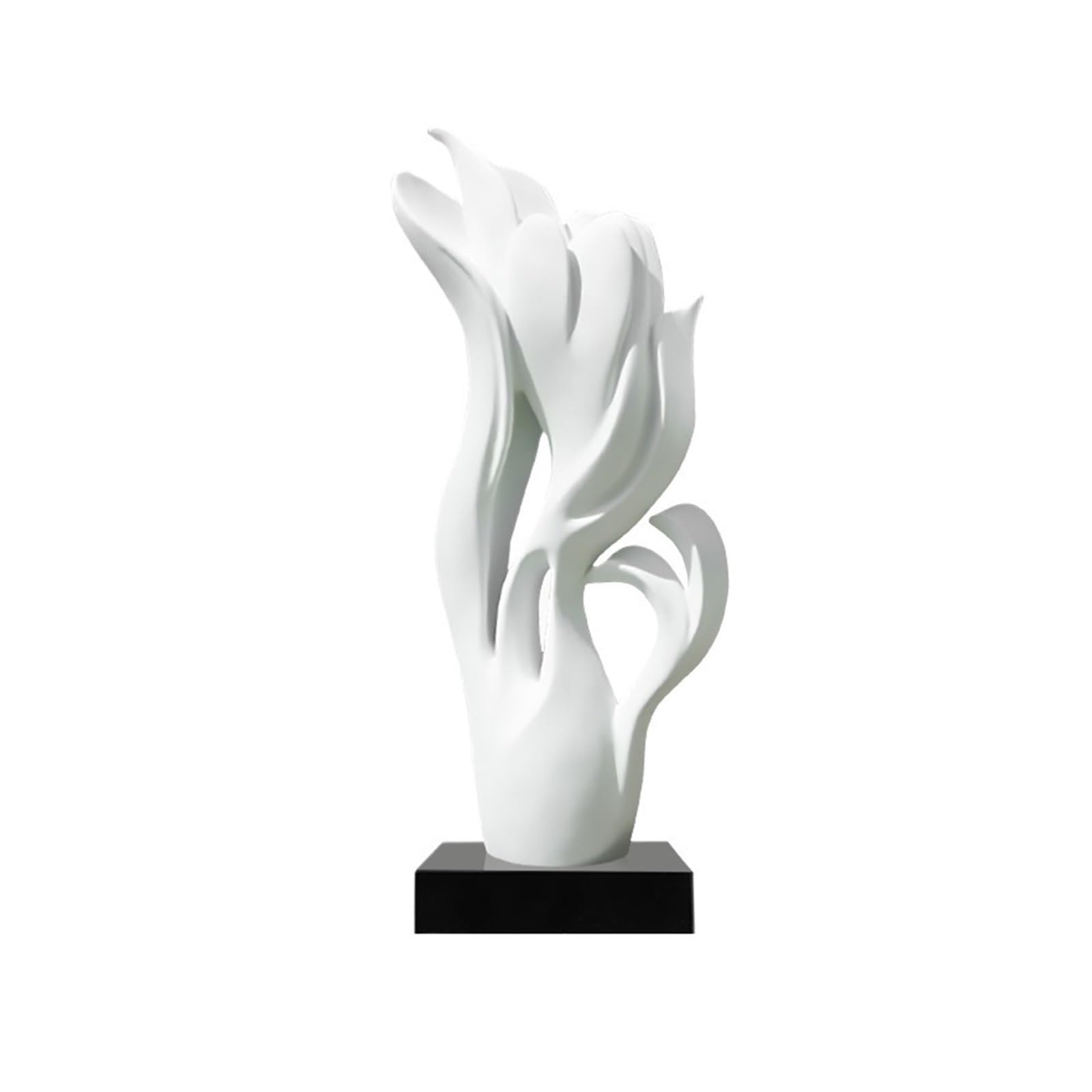 AILIUXIAOYAN Home Hecor Abstract Art Fiberglass Housewarming Gift White Decorative Living Room Entryway Décor