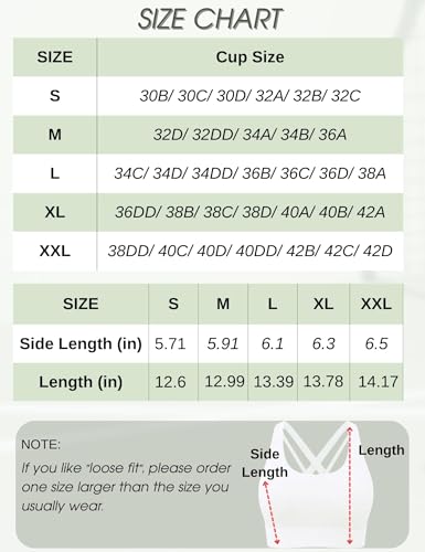Sports Bra for Women-High Impact Criss Cross Back, Full Support for Large Bust Yoga Bra4