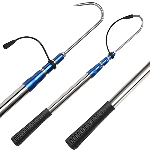 Komclub Teleskop-Gaff Haken Edelstahl 130cm