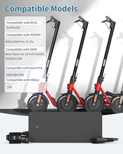 VHBW 42V 1.7A Charger for Xiaomi M365 Bird Air Electric Scooter