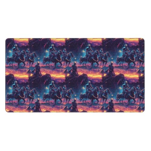 Tapis de souris grand format pour ordinateur portable et bureau