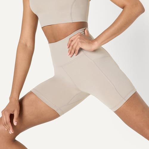 Image of Amazon Essentials Women's Active FormFlex Buttery Soft High Waist Biker Shorts