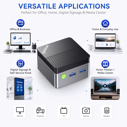 Image of GMKtec G5S Mini PC Intel N5095 8GB LPDDR4 128GB Desktop Computer