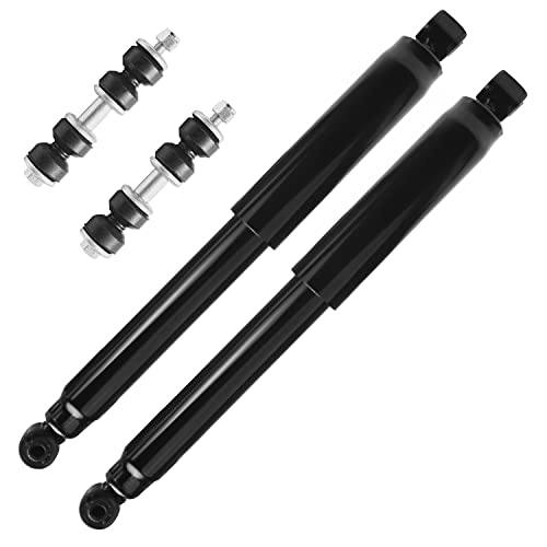 Image of Detroit Axle - 2WD Struts Shocks Kit for 2001-2005 Pontiac Aztek 2 Front Ready Suspension Struts w /Coil Spring 2 Rear Shock Absorbers Assembly 2 Front Sway Bars 2002 2003 2004 Replacement