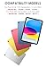Magnetic Keyboard Case for iPad (A16) 11th Gen 2025/iPad 10th Generation 2022, Magic 10th/11th Gen Case with Keyboard, 7 Colors Backlit, Multi-Touch Trackpad, Floating Cantilever Stand,Digital Display