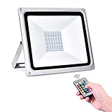 ★ Con el mando a distancia RGB ★ Puede controlar fácilmente el color de la luz de inundación RGB a través del mando a distancia dentro de 8 m. Y esta lámpara de inundación también puede recordarte cómo ajustar el color de la luz. Por lo tanto, si lo enciendes de nuevo, se mantendrá en la última configuración seleccionada sin restablecirlo.