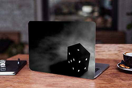 Image of GalaxsiaTM Black Cube Vinyl Laptop Skin /Sticker /Cover /Decal Compatible for Any 15.6 Inches Laptop (Hp /Dell /Sony /Acer /Lenovo /Asus. Etc) Or Notebook.