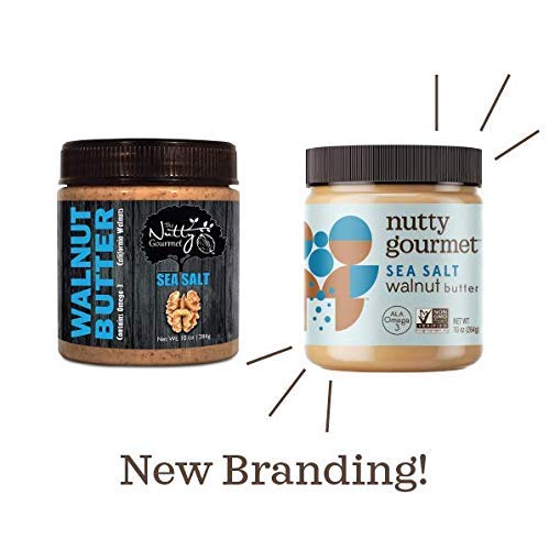 Miniatura 7 de Nutty Gourmet - Mantequilla de nuez con sal marina - Mantequilla de nueces salada - Sin azúcar añadida - Todo natural - Sin maní - Vegano - Nueces