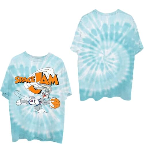 Image of Space Jam Retro Bugs Official Tee T-Shirt Mens Unisex (Small) Blue
