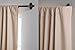 Amazon Basics Adjustable Easy to Install Blackout Curtain Rod for Bedroom and Living Room, 88