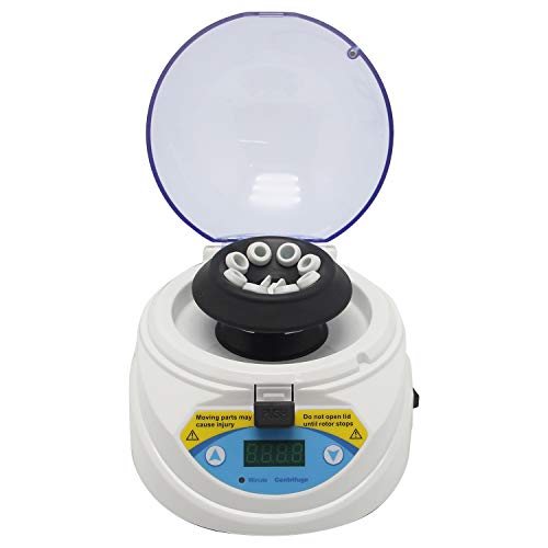 Huanyu Mini Benchtop Centrifuge 4,000Rpm Micro Clinical Lab Centrifuge High Speed Centrifuge 9999Min Timer 8 Holes For 2.0/1.5/0.5/0.2Ml Tubes (110V, Mini-4K) #TOP7