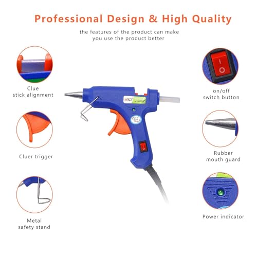 Glue Gun Set with Carrying Case
