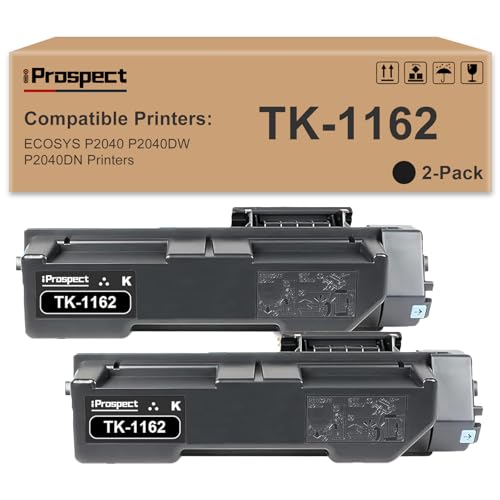 Toner TK-1162 compatible Kyocera Ecosys P2040 lot de 2 haute capacité 7200 pages