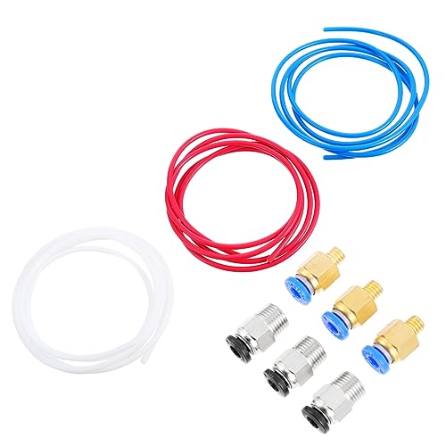 Gatuida 9pcs Printer Accessories Tube Quick Fittings and Pneumatic Fittings for Printer Supplies for Home Office Use
