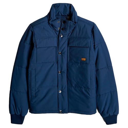 G-Star Herren 4 Pocket Quilted Padded Jacke, Blau (dk sea blue D25353-D712-1023), L – Ansicht 4