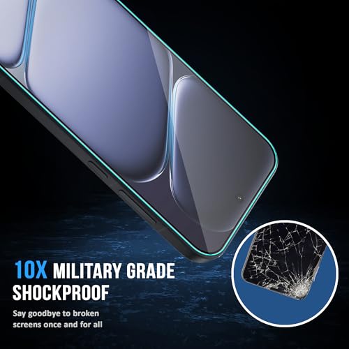 Image of ArmourPro Military-Grade Tempered Glass for OnePlus Nord CE 6-9H Anti Scratch, Edge-to-Edge Coverage, HD Clarity, Smooth Touch, Case Friendly, Easy Installation Kit with Cable Protector