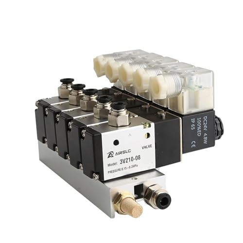Bloc d'électrovanne normalement fermé 3V310-10-NC CC 12V collecteur 10 voies - 4