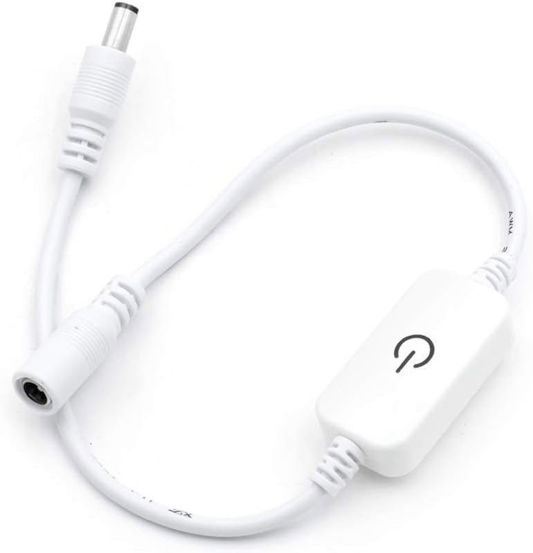 TOTOT 1-Pack DC Mini LED Dimmer Touch Switch 12-24V 2A Single Color LED ...