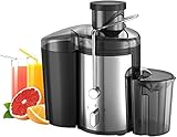 [Gesunde & köstliche Säfte] Extrahiert die maximale Menge an Nährstoffen, Vitaminen und Saft aus der minimalen Menge an Obst, Gemüse und Blattgemüse, ohne den natürlichen Geschmack und die Nährstoffvorteile zu zerstören