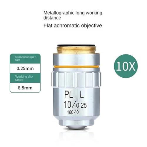 Microscope métallographique lentille objectif PL L 10X achromatique - 2