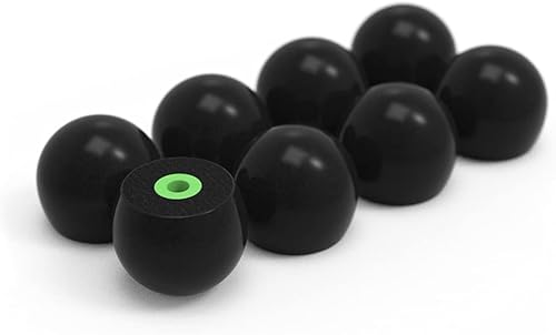 FLARE AUDIO Puntas de espuma viscoelástica de repuesto para tapones para los oídos, modelos 2021 en adelante, tamaño estándar, 4 pares