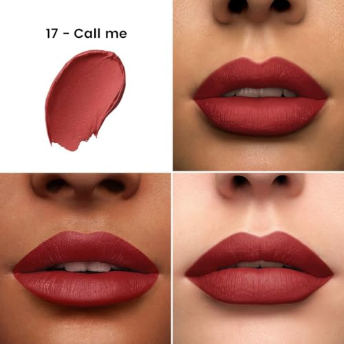 Image of Colors Queen Hold Up Full Day Non-Transfer Matte Lipstick | Long Lasting and Weightless Formula | Intense Color Pay Off | Waterproof Lipstick for Women (117 - Call Me, 4g)