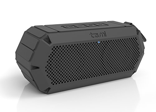Tzumi AquaBoost Boom Waterproof Bluetooth Speaker – Fully Waterproof and Certified IP68 Floating Speaker for Indoor and Outdoor Use and Perfect for The Beach, Pool, Or Shower