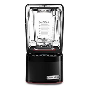 Blendtec Stealth 885 Commercial Blender, WildSide+ Jar, Blendtec Stealth Sound Enclosure, Strongest Commercial-Grade Power, Self-Cleaning, 42 Pre-programmed Cycles, Black