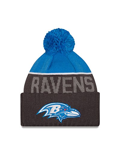 New Era NFL Baltimore Ravens 2015 Snapshot Sport Knit, Snapshot Blue/Graphite, One Size