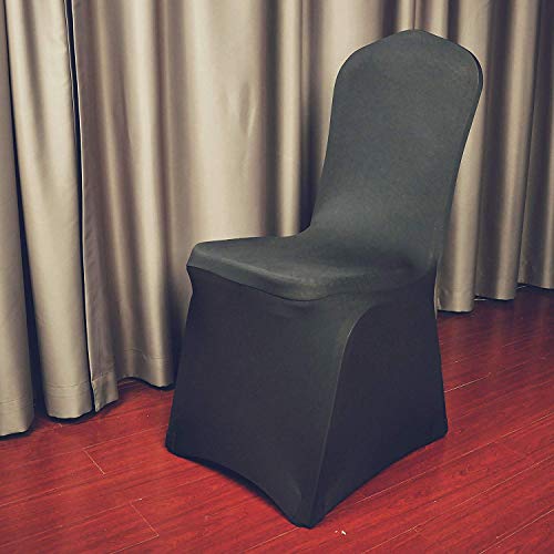 EMART Black Chair Covers 50 Pcs Spandex Stretch Universal Import
