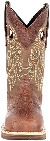 Durango Men's Rebel Work Western Boot, Distressed Brown and TAN, 7.5 | Image 4