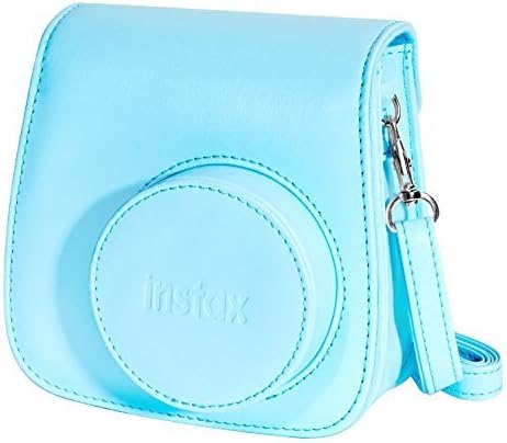 Fujifilm Instax Mini 11 Sky Blue Instant Camera Plus Original Fuji Case, Photo Album and Fujifilm Character 10 Films (Black)