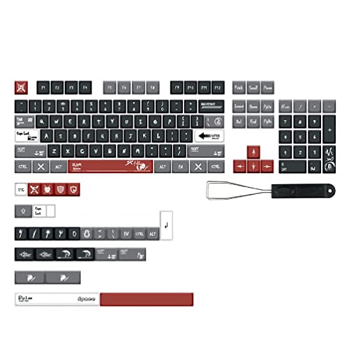 Touches de clavier PBT XDA pour clavier mécanique GK61 GK64 87 108 touches