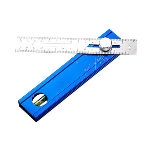 Scribe Tool - Medidor de posicionamiento multiángulo, regla de medición de profundidad giratoria, para cajones, muebles, modelismo, metalurgia, soldadura, garaje, taller, carpintería