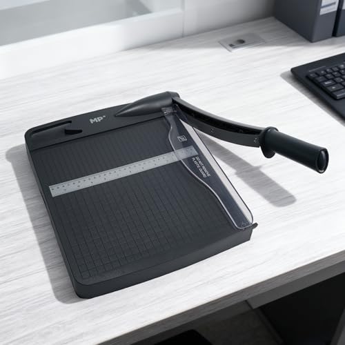 Massicot professionnel manuel A4 noir appareil découpe papier aimant de maintien - 7