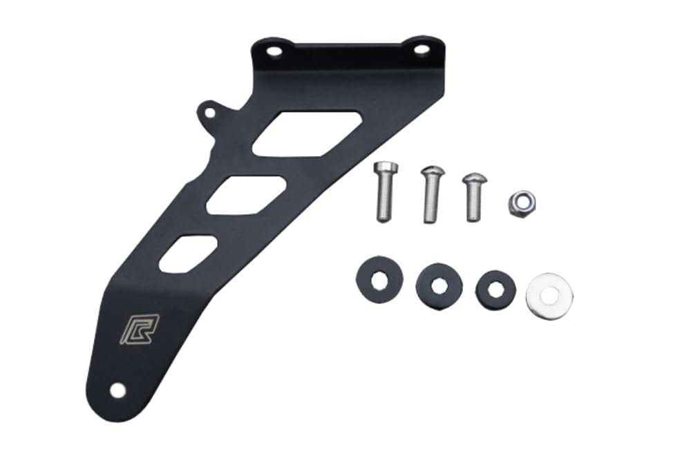 avdb-moto Staffa Supporto Scarico/Terminale compatibile con KAWASAKI NINJA 400R 400 R EX400G 2018-2024 (ALLUMINIO)