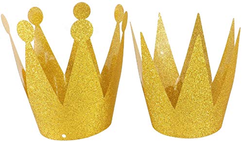 Kupoo Gold Crow Hats,12Pcs Gold Birthday Crown Hats For Birthday,Party And Wedding Anniversary #TOP1