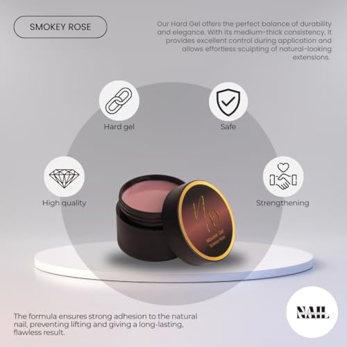 Gel Constructor Profesional para Uñas Smokey Rose 15 ml miniatura 4