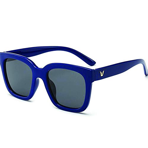 Óculos de sol em gel de sílica polarizada com formato quadrado UV400 elegante para crianças com arma