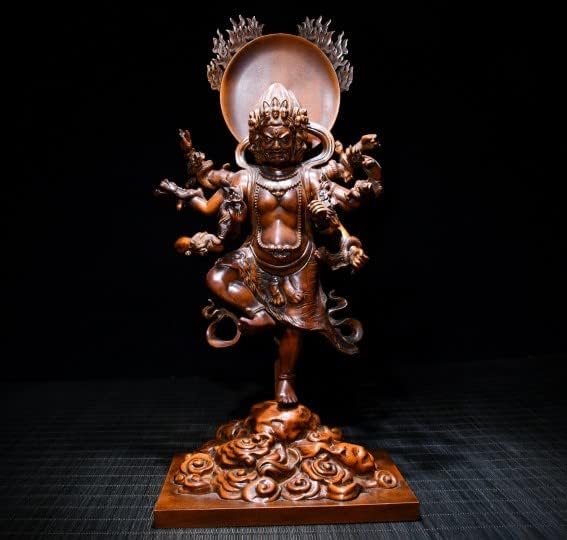 烏枢沙摩明王仏像 穢跡金剛 ご不浄を清浄にトイレの神様 樹脂製 総高