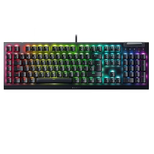 Razer BlackWidow V4 X - Teclado mecánico Gaming (Switches mecánicos Amarillos, 6 Teclas Macro dedicadas, Teclas de ABS de Doble inyección, Chroma RGB) QWERTY Teclado ES | Negro | Ya disponible en tu tienda friki favorita! En mundofriki.es!