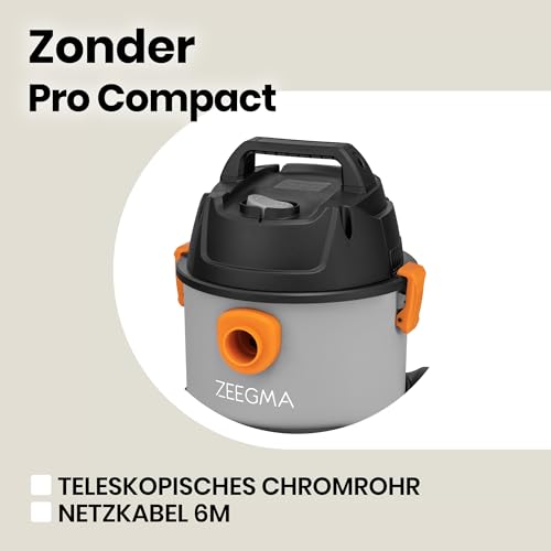 Zeegma ZONDER Pro COMPACT Nass-/Trockensauger, Kompakter