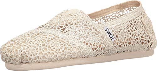Image of Toms Women's 10007858 Natural Moroccan Crochet Alpargata