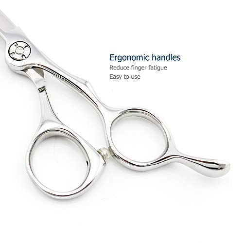 Barber Scissors 5.75" Hair Scissors Professional Barber Shears 440C Hair Shears Hair Cutting Scissors Hairdresser Scissors Haircut Scissors Kinsaro