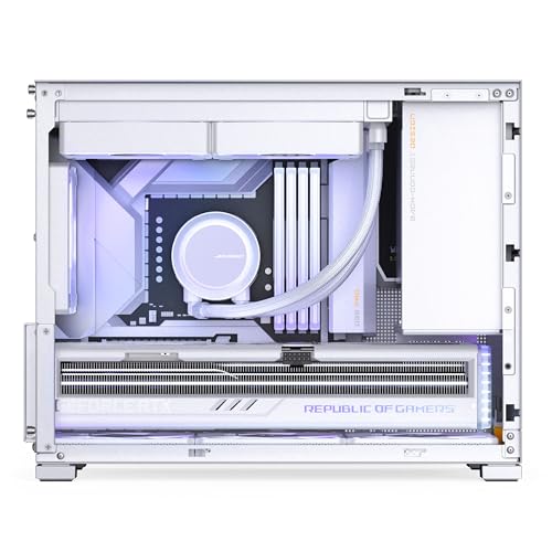 Caja Jonsbo D32 Pro Mesh solventa el calor en PC compactos con su frontal perforado blanco 3