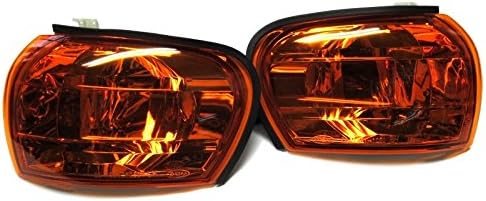 ATEX Fundas de lámpara de esquina frontal ámbar para SUBARU Impreza GC8 WRX STI 19972000