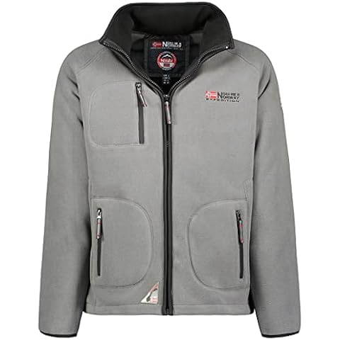 Geographical Norway Trekking Men Full Zip - Fleece Fine Mann Heiße Fermetur Zip - Jacke Herbst Winter Frühling Warm Männer - Langarm Pullover Pelz Weich Komfort Outdoor Cover
