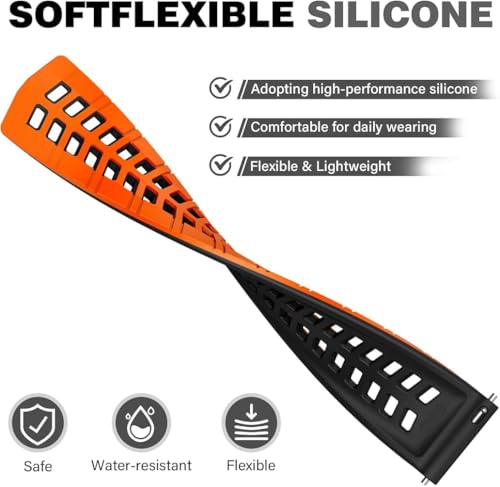 Image of Zitel Band Compatible with Huawei Watch GT 6 Pro /GT 6 46mm, GT 5 / GT 5 Pro 46mm, GT 4 46 mm, GT 3 / GT 3 Pro, GT /GT 2, GT 2 Pro /GT 2e, Watch 4 /4 Pro, 3 /3 Pro - 22mm Sports Straps