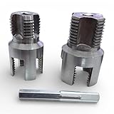 maiale femmina 🔧 Filettatore PPR per tubi idraulici Utensile progettato per realizzare filettature interne ed esterne su tubi PPR, ideale per la preparazione dei tubi prima del montaggio di raccordi idraulici da 1/2 e 3/4 pollice.